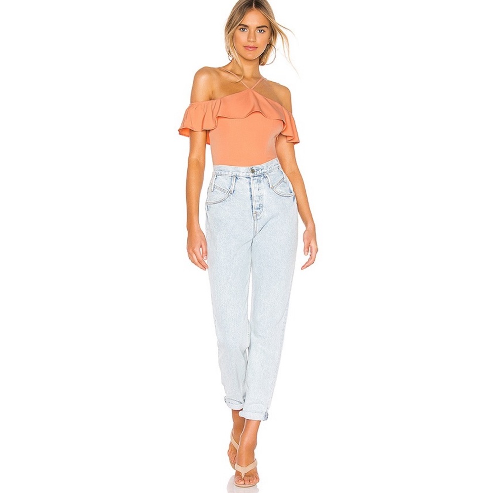 Callie Ruffle Bodysuit Superdown - Picture 3 of 9